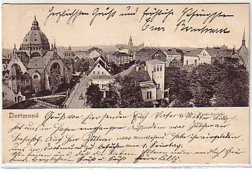 24907 Ak Dortmund Vue totale avec Synagogue 1904