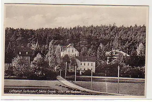 24883 Ak Seifersdorf Villen am Kurhaus 1934