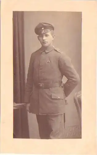 24866 Foto Ak Soldat 1. Weltkrieg Wurzen Regt.12 um 1915