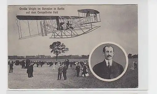 24861 Ak Orville Wright dans l'aéroplan à Berlin 1908