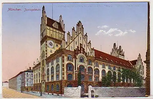 24844 Ak München Justizgebäude 1915