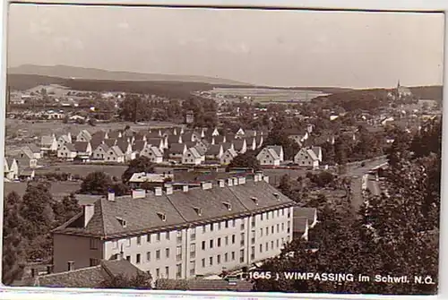 24835 Ak Wimpassing im Schwtl. N.Ö. Totalansicht um1950