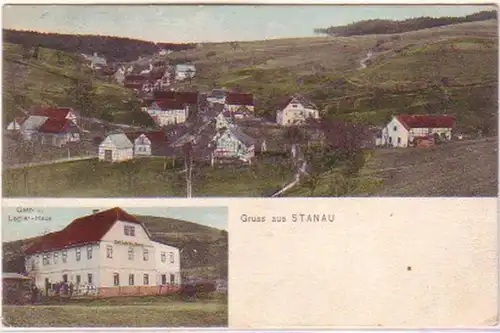 24807 mehrbild Ak Gruß aus Stanau Gasthaus um 1910