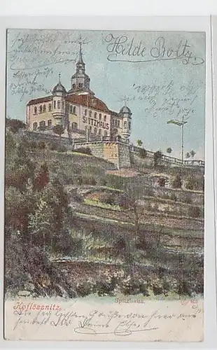 24773 Ak Hoflössnitz Spitzhaus 1903