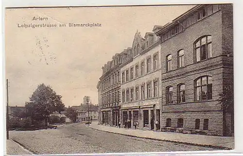 24772 Ak Artern Leipzigerstraße am Bismarckplatz 1925