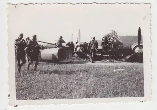 24758 Photodécollée Bomber Plane France