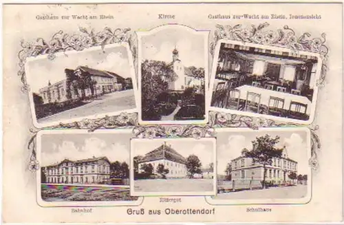 24755 Mehrbild Ak Gruß aus Oberottendorf um 1918