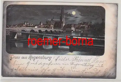 24753 Ak Lithographie Gruss aus Brandenburg 1903