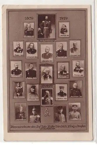 24730 Ak Kommandeure Inf. Rgt. Kaiser Friedrich