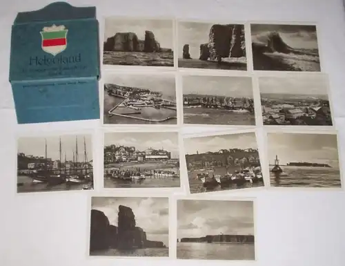 24729 Mappe mit Kleinphotos Helgoland um 1930