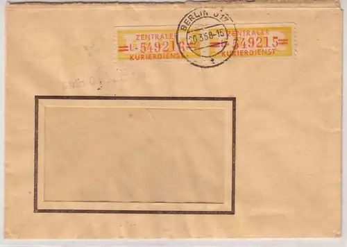 24726 URSS lettre Service central de messagerie 1958