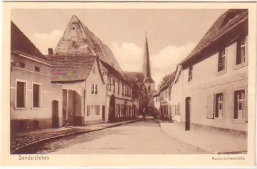 24723 Ak Sandersleben Aschersleberstrasse vers 1920