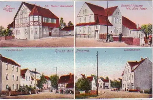 24714 Mehrbild Ak Gruß aus Nissma Gasthof usw. um 1910