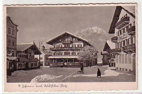 24706 Ak St. Johann in Tirol Gasthof im Winter 1942