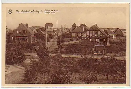 24702 Ak Oostduinkerke Duinpark Groupe de Villas vers1915