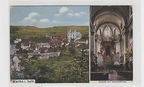 24704 Ak Wartha en Silésie Église de grâce 1910