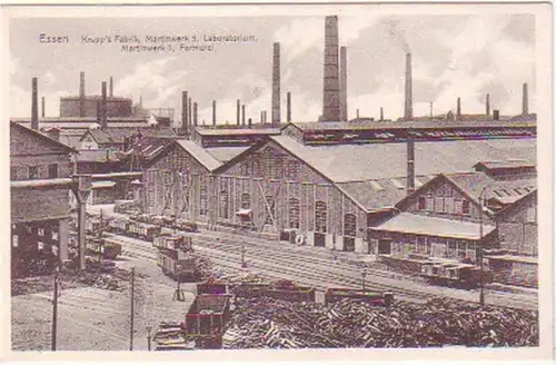 24673 Ak Essen Krupps Fabrik Martinwerk 5 um 1930