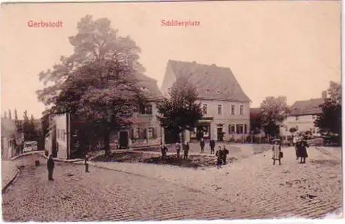 24660 Ak Gerbstedt Schillerplatz 1912
