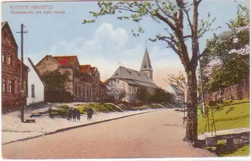 24657 Ak Kloster Mansfeld Chaussee Strasse um 1910