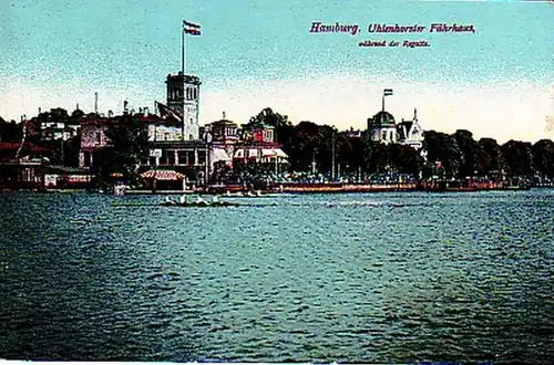 24631 Ak Hamburg Uhlenhorster ferry house vers 1920