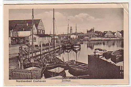 24628 Ak Nordseebad Cuxhaven Zollkaje um 1930
