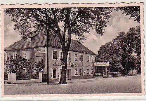 24624 Ak Moritzburg Gaststätte "Goldene Brezel" um 1950