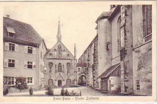 24569 Ak Baden Bad en 1927 Monastère Lichtenthal