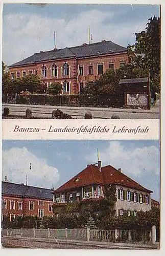 24554 Ak Bautzen landwirtschaftliche Lehranstalt um1920