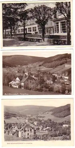 24535/3 Ak Bad Schwarzbach dans les montagnes d'Iser vers 1940