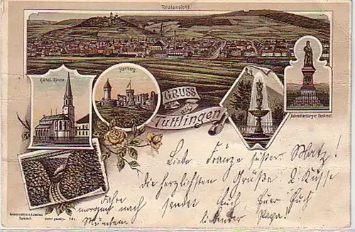24519 Ak Lithografie Gruss aus Tuttlingen 1897
