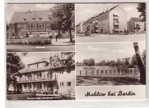 24507 Mehrbild Ak Mahlow bei Berlin Bahnhof Krankenhaus usw. 1976