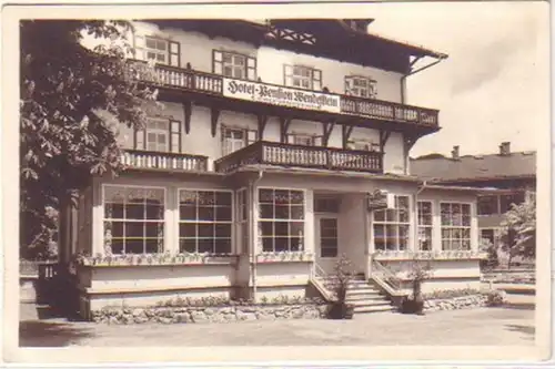 24424 Foto Ak Hotel Pension Wendelstein um 1940