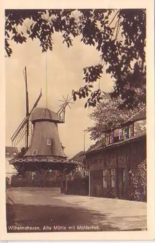 24420 Ak Wilhelmshaven alte Mühle mit Mühlenhof um 1940
