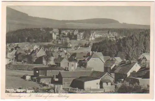 240404 Ak Braunlage en résine Vue sur le Hütteberg 1931