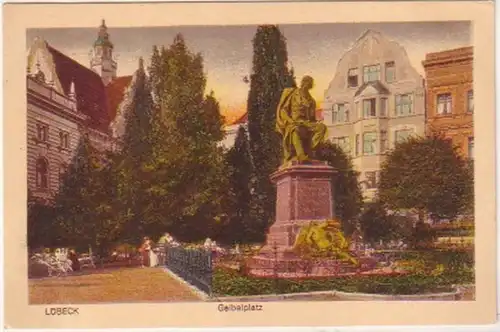 24399 Ak Lübeck Geipelplatz um 1920