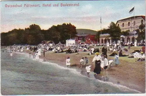 24395 Ak Ostseebad Möltenort Hotel & Badestrand 1909