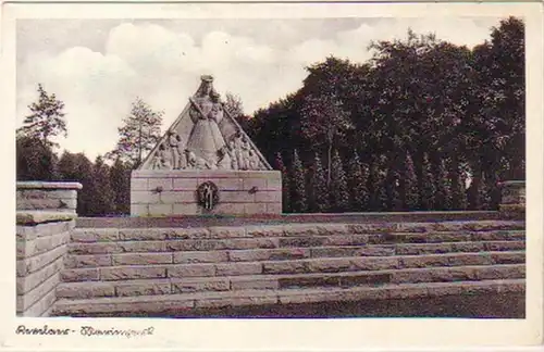 24378 Ak Kevelaer Denkmal um 1940