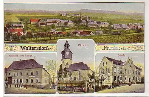 24370 Ak Waltersdorf b. Neumühle a. Elster 1924