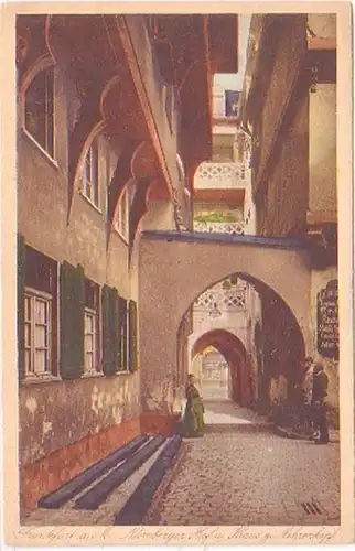 24338 Ak Frankfurt am Main Nürnberger Hof um 1925