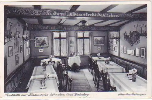 24323 Ak Bad Godesberg Gaststätte zur Lindenwirtin 1943