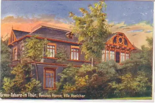 24315 Ak Gross Tabarz in Thüringen Villa Voelcker 1910