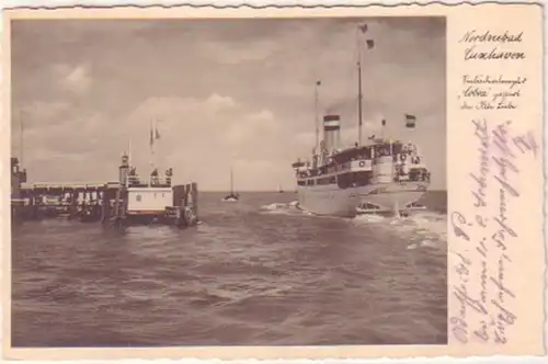 24274 Ak Cuxhaven Seebäderdampfer "Cobra" 1934