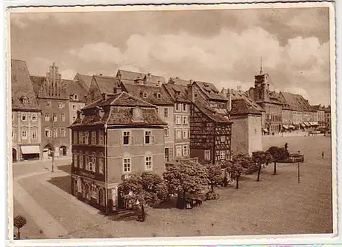 24272 Ak Eger Marktplatz mit Stöckl 1939