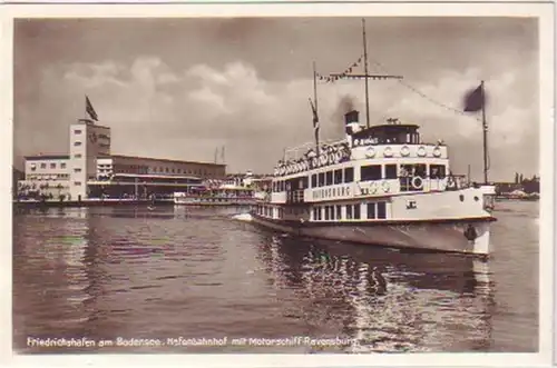 24271 Friedrichshafen am Bodensee Gare portuaire 1934