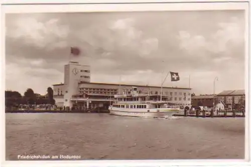 24269 Ak Friedrichshafen am Bodensee Dampfer 1944