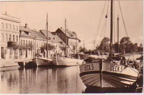 24265 Ak Ueckermünde am Hafen 1963