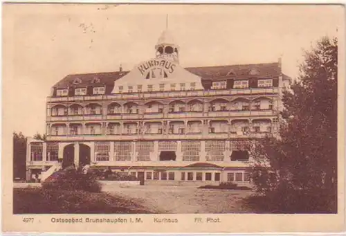 24259 Ak Brunshaupten à Mecklembourg Kurhaus 1927