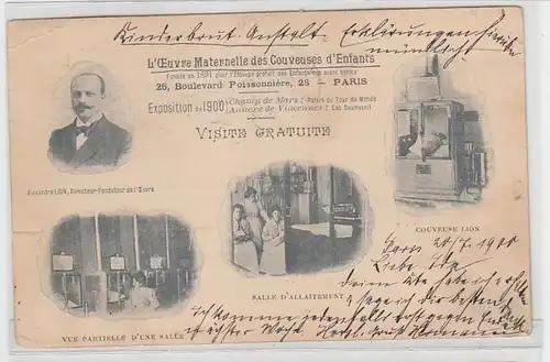 24189 Reklame Ak Weltausstellung Paris 1900