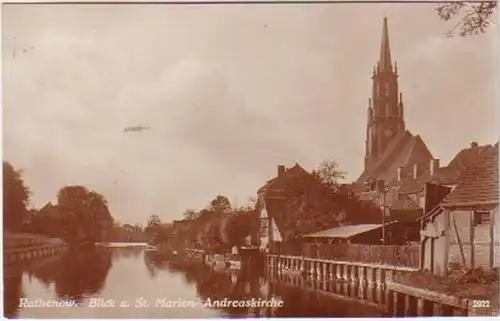 24124 Ak Rathenow Saint-Marie- Andreaskirche 1926