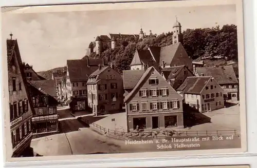 24111 Ak Heidenheim a. Br. Hauptstrasse 1929
